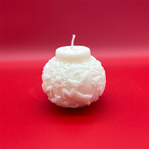 Kerze „Weihnachtskugel“