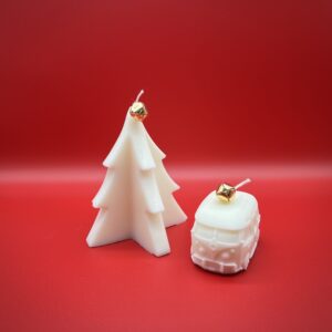 Kerzenset "Weihnachtsbaum und Bus"