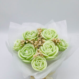 Kerzenstrauß „Rosen“ - grün